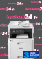 Preview: DCP-L8410CDW Appareil multifonction laser couleur professionnel 3-en-1 WLAN avec duplex - L'image montre l'appareil avec accessoires optionnels*