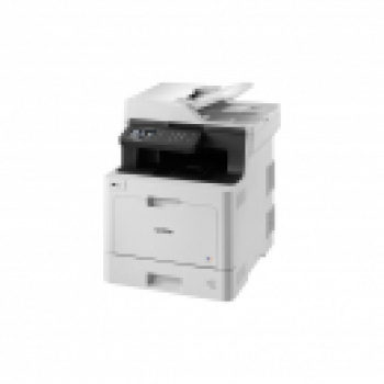 DCP-L8410CDW Appareil multifonction laser couleur professionnel 3-en-1 WLAN avec duplex - L'image montre l'appareil avec accessoires optionnels*